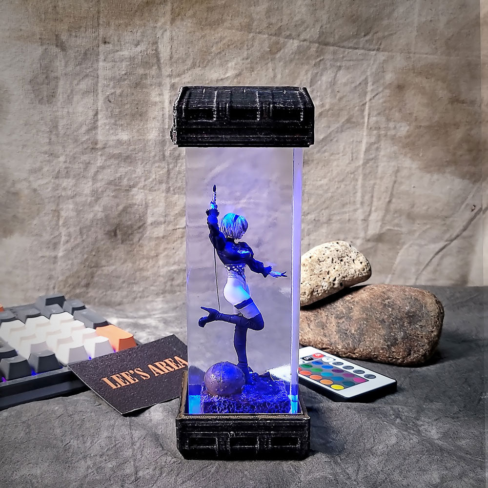 2B Resin Figure Resin Lamp