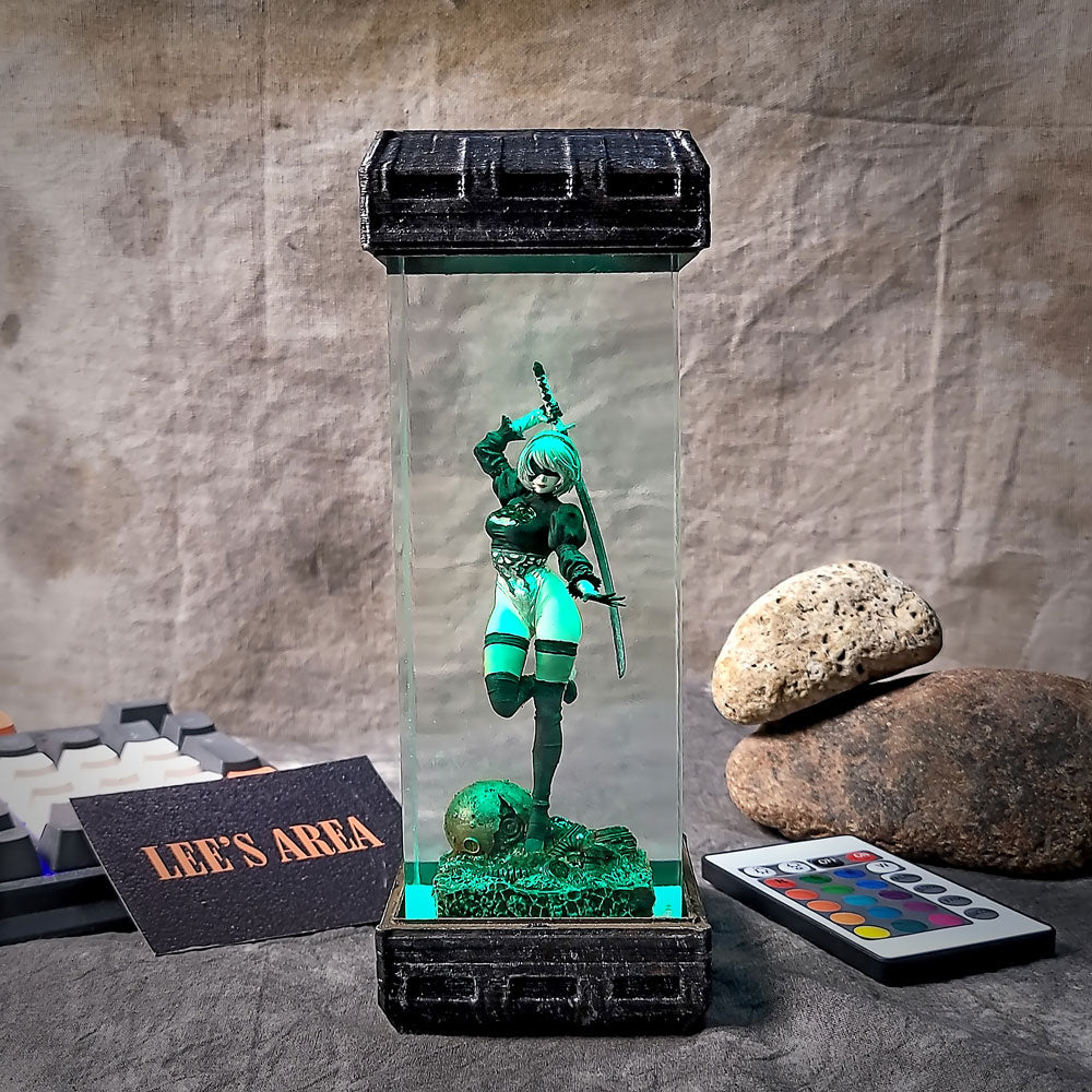 2B Resin Figure Resin Lamp