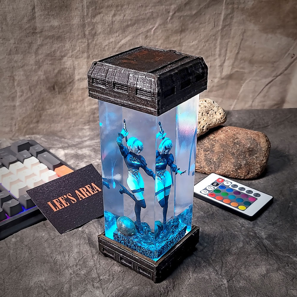 2B Resin Figure Resin Lamp