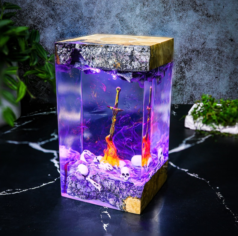 Bonfire Lamp - Dark Souls Gift