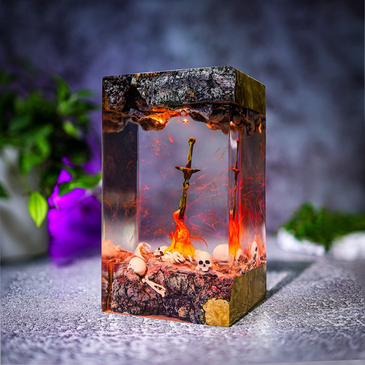 Bonfire Lamp - Dark Souls Gift