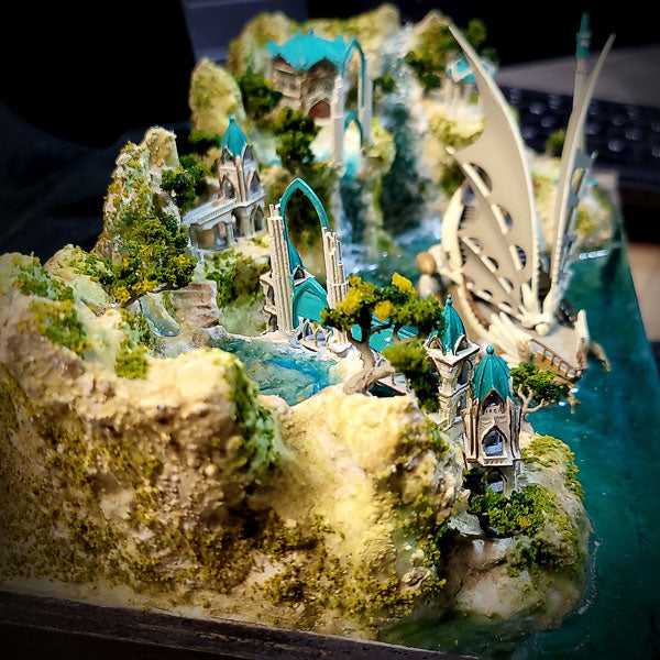 Elf Boat Valinor Light Box - The Lord Of The Rings Fanart