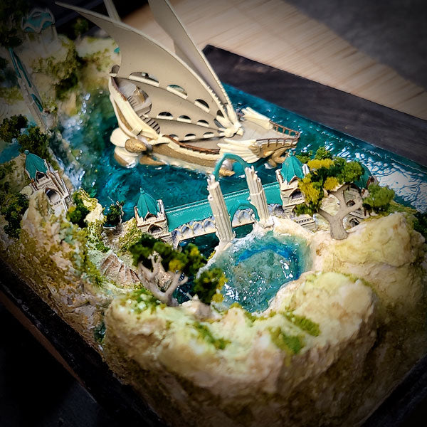 Elf Boat Valinor Light Box - The Lord Of The Rings Fanart