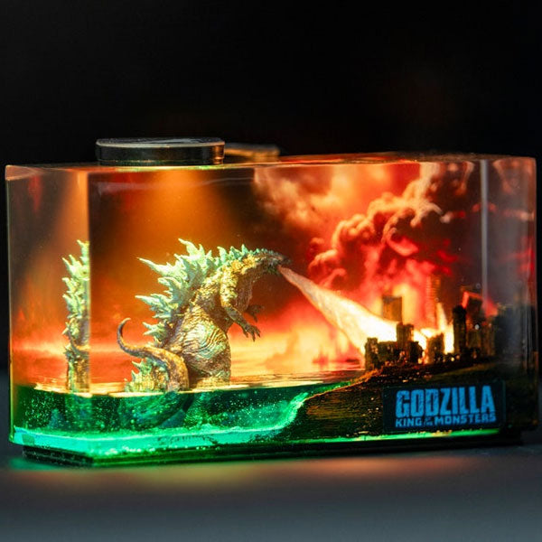 Godzilla Atomic Breath Figure Resin Lamp