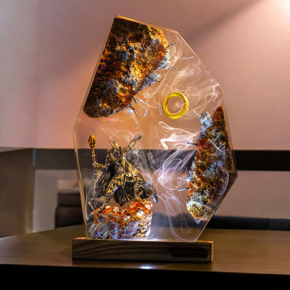 Sauron Dark Lord figure Resin Lamp - Lord of the Rings Decor