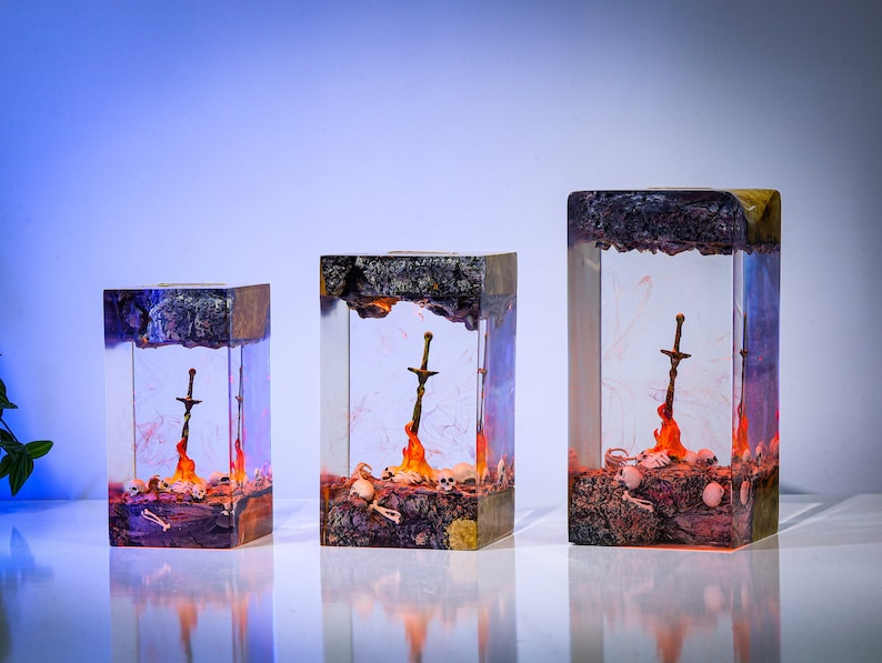 Bonfire Lamp - Dark Souls Gift