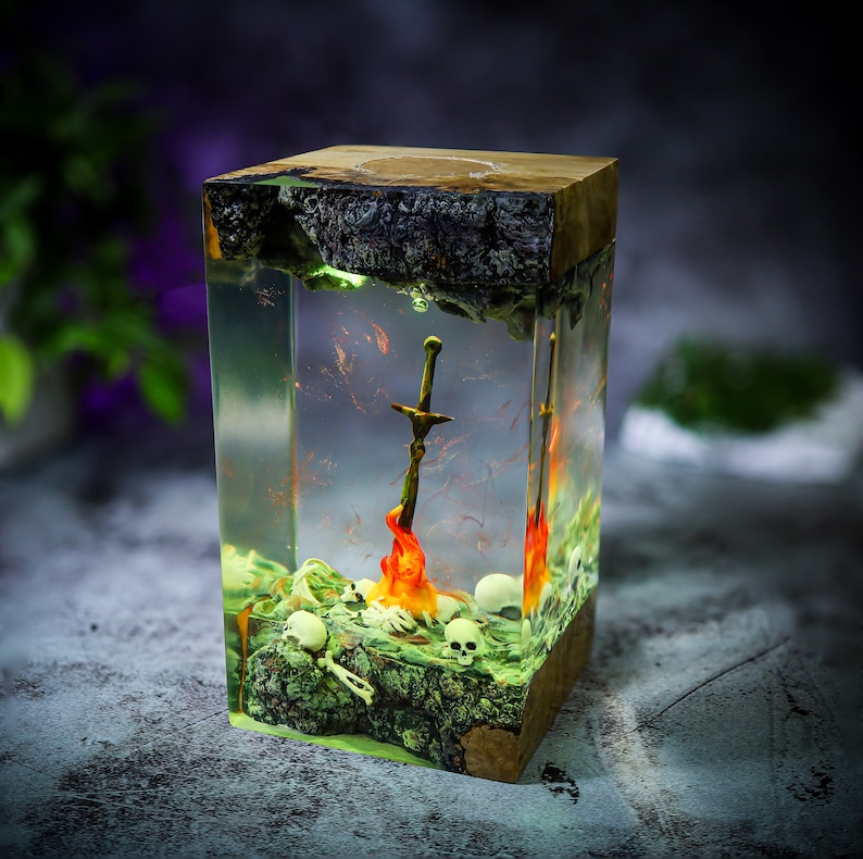 Bonfire Lamp - Dark Souls Gift