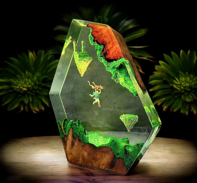 Link & Sky Island Night Light - The Legend of Zelda Gift