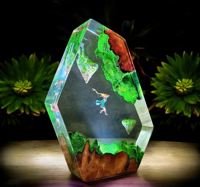 Link & Sky Island Night Light - The Legend of Zelda Gift