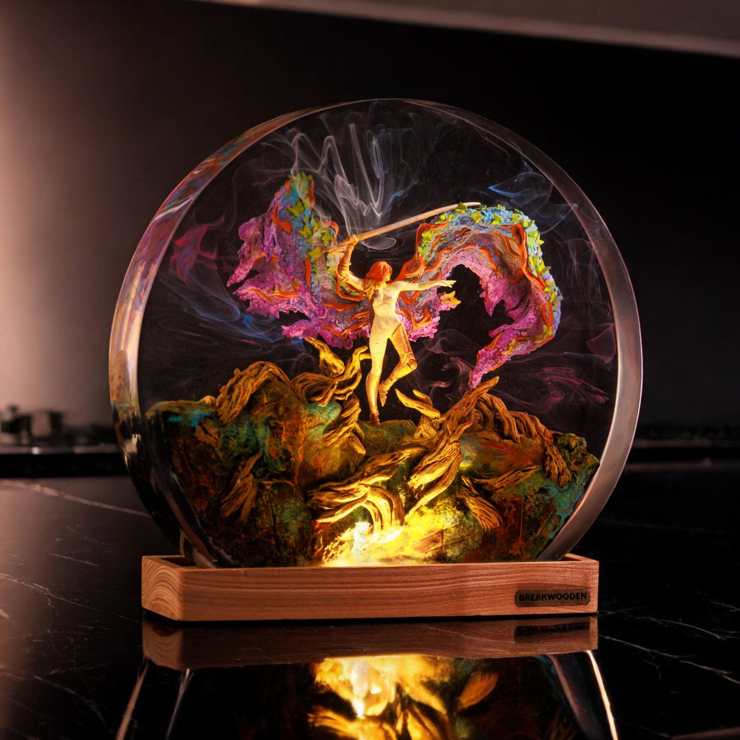 Malenia Elden Ring Lamp - LED Night Light Figure - tinylighting