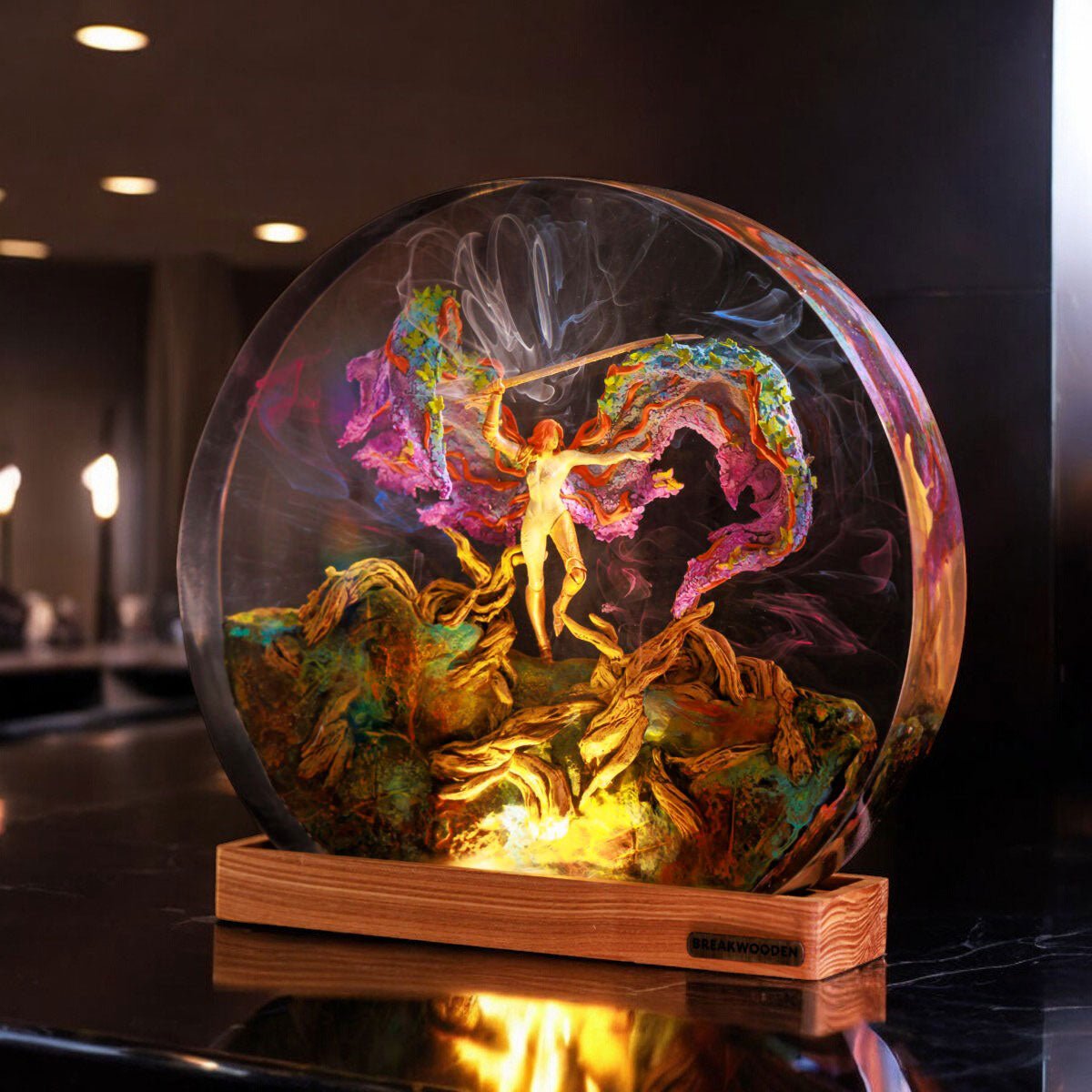 Malenia Elden Ring Lamp - LED Night Light Figure - tinylighting