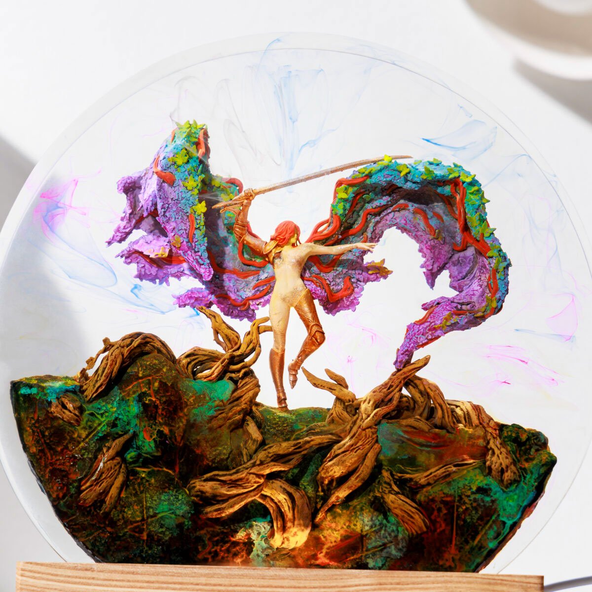 Malenia Elden Ring Lamp - LED Night Light Figure - tinylighting