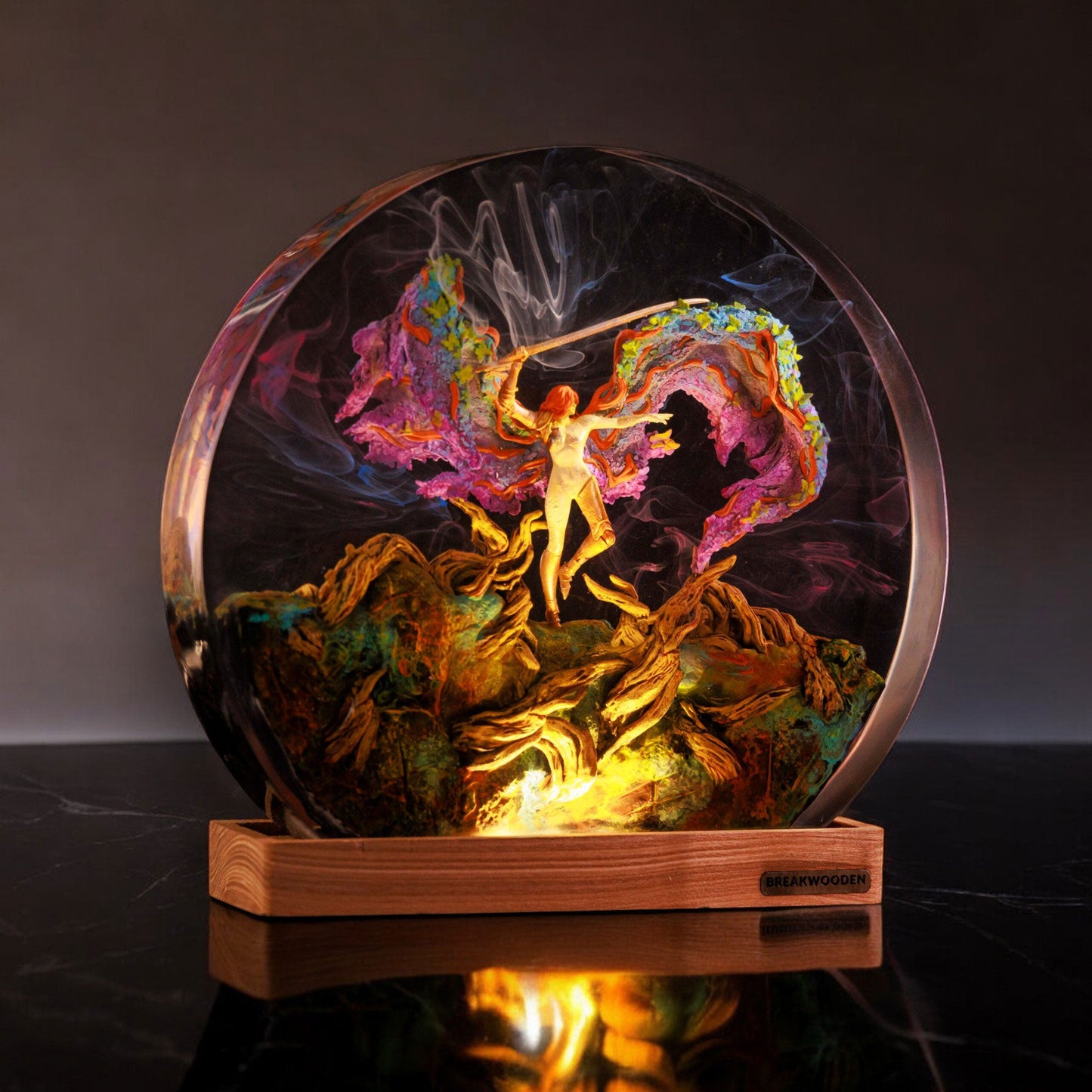 Malenia Elden Ring Lamp - LED Night Light Figure - tinylighting