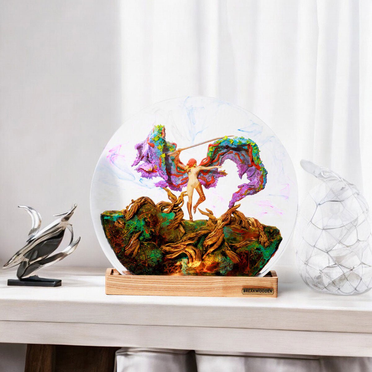 Malenia Elden Ring Lamp - LED Night Light Figure - tinylighting