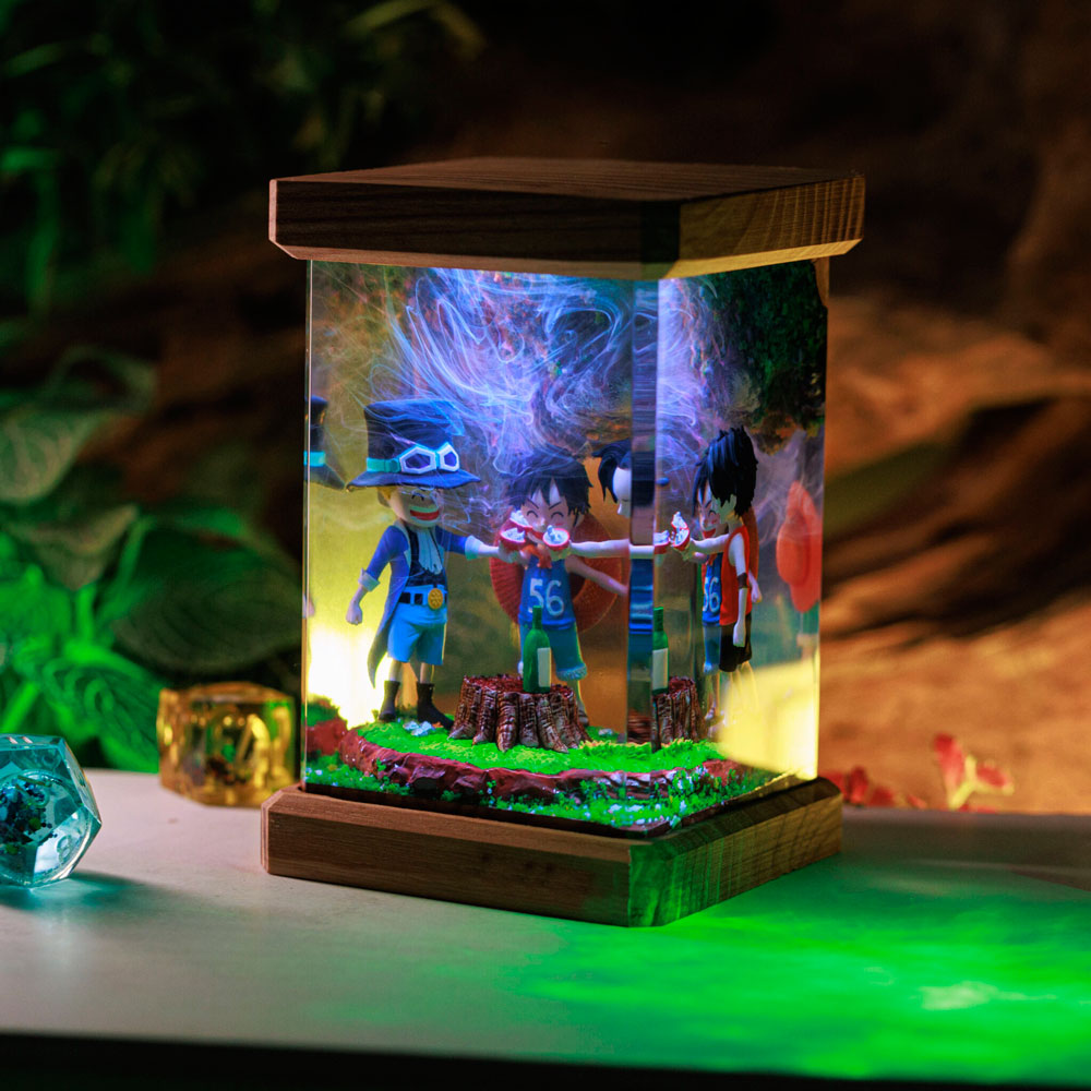 Luffy Sabo Ace Lamp - One Piece Gift