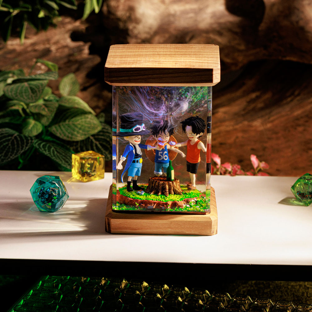 Luffy Sabo Ace Lamp - One Piece Gift