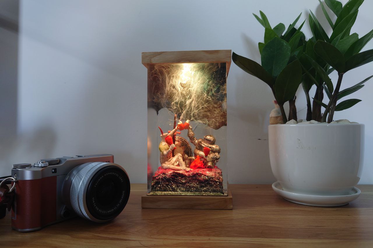 Solaire & Siegward Lamp - Dark Souls Gift