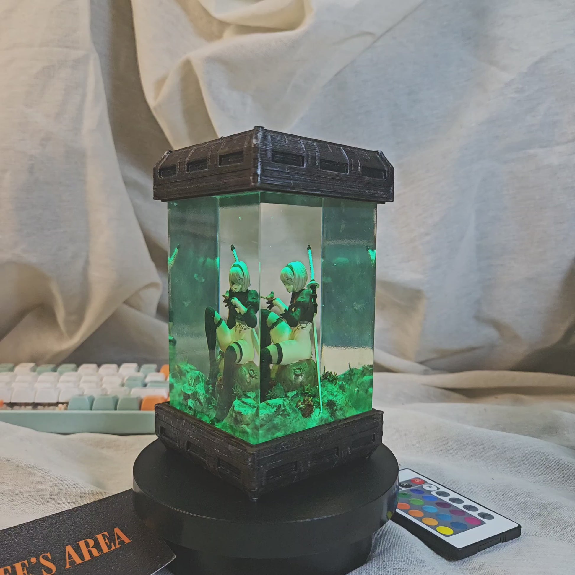 2B Nier automata figure resin lamp