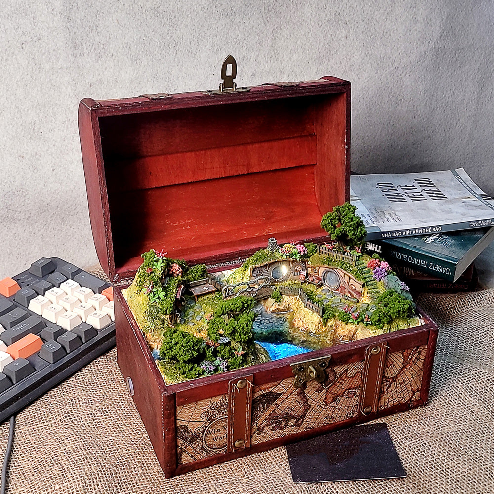 Magical Shire Light Box - Lord of the Rings Gift - Handmade