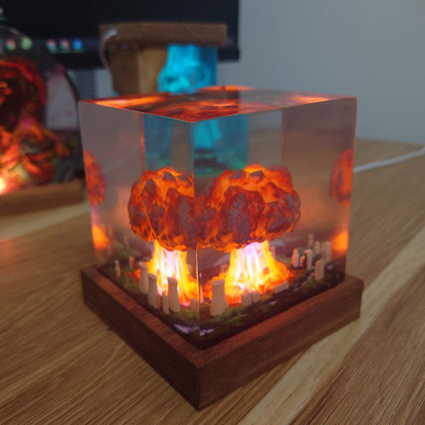 Atomic Bomb Resin Light- Perfect Gifts