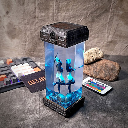 2B Resin Figure Resin Lamp