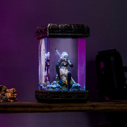 2B Nier automata figure resin lamp