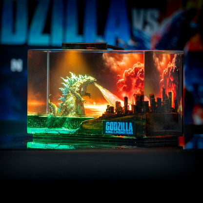 Godzilla Atomic Breath Figure Resin Lamp 