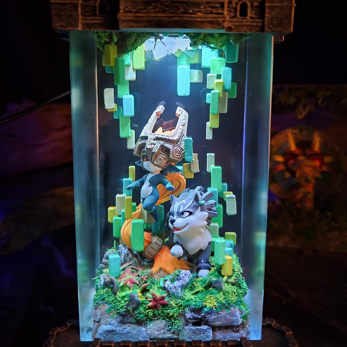 Midna and Wolf - Zelda Gift