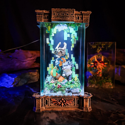 Midna and Wolf - Zelda Gift