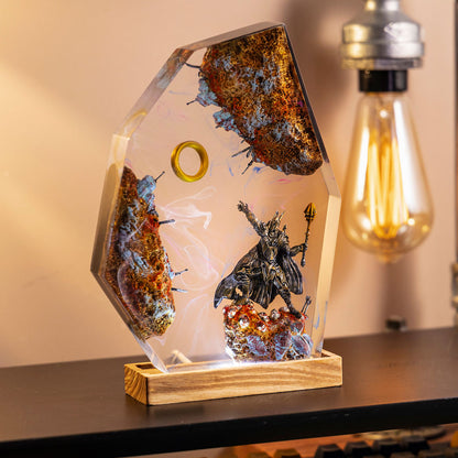 Sauron Dark Lord figure Resin Lamp - Lord of the Rings Decor