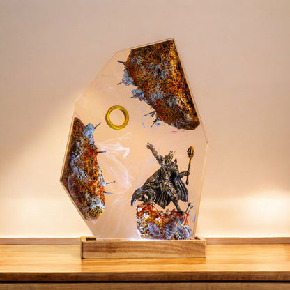 Sauron Dark Lord figure Resin Lamp - Lord of the Rings Decor