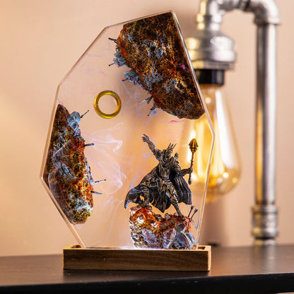 Sauron Dark Lord figure Resin Lamp - Lord of the Rings gifts