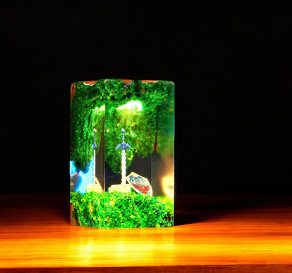 Master Sword Hylian Shield Lamp