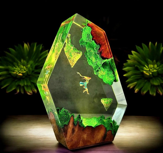 Link & Sky Island Night Light - The Legend of Zelda Gift