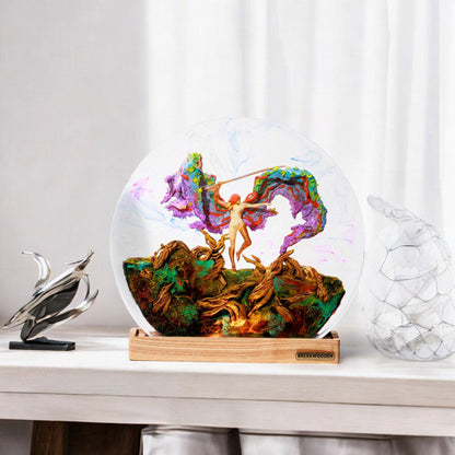 Malenia Elden Ring Lamp - LED Night Light Figure - tinylighting