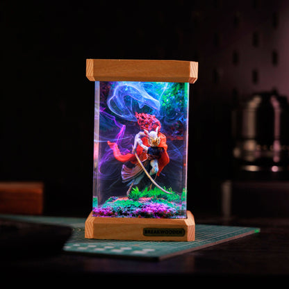 Malenia Elden Ring Resin Lamp with LED Lights - tinylighting